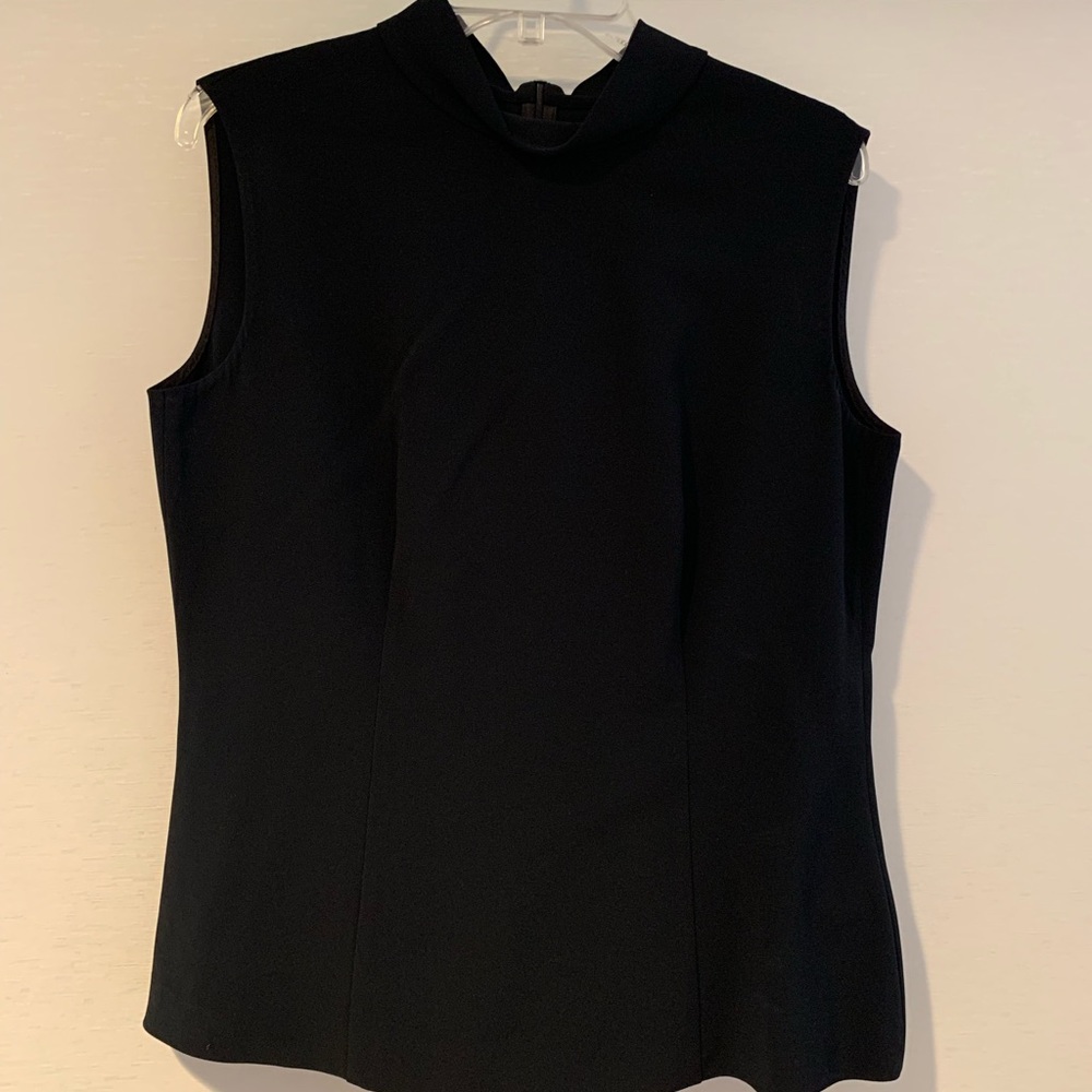 Escada mock turtleneck sleeveless top